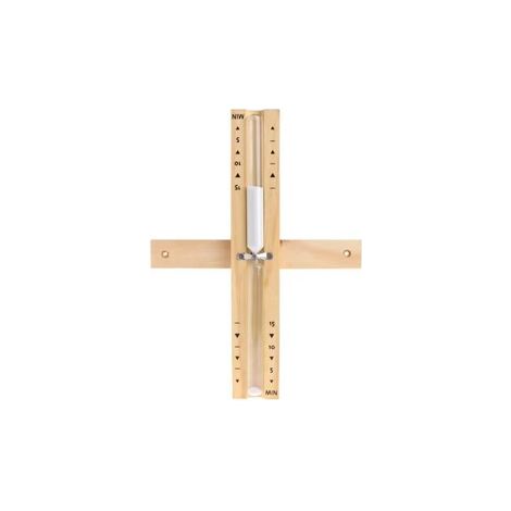 Lot de 2 Sablier 6 couleurs pour sauna – Rotation 15 minutes, bois, sable blanc, bleu ou rose, accessoire de sudation