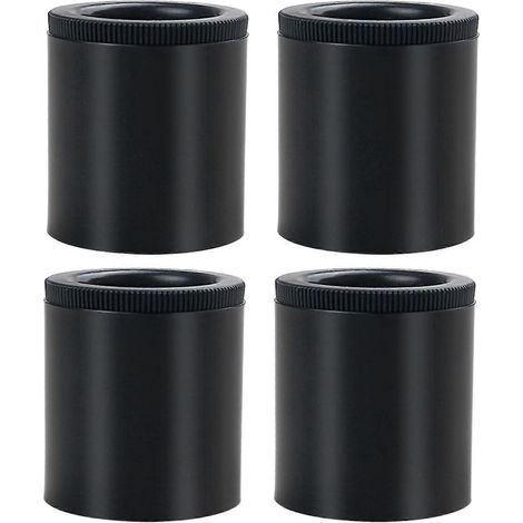 Quatre pieds de support réglables pour meubles, pieds de nivellement en plastique, conception anti-basculement, adaptés aux armoires, tables et canapés, plusieurs couleurs disponibles, diamètre 4,7 cm (1/5)
