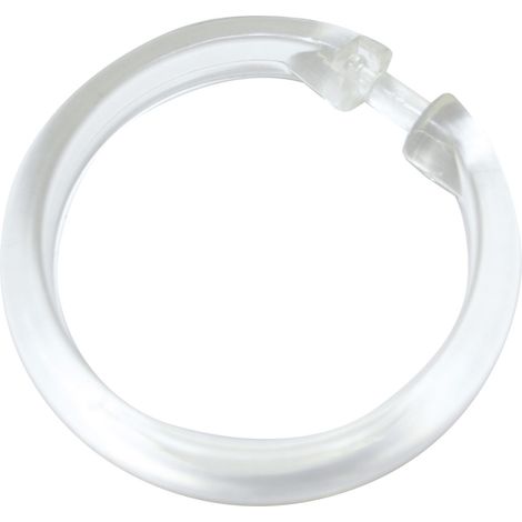 Gardinia Gardinenringe transparent, Ø 48 mm Vitragestangen