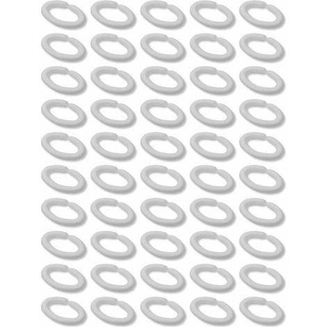 Lot de 50 anneaux anti-picage 10x15mm – Pour jeunes volailles – Non douloureux et sans gêne pour la croissance – Accessoire poulailler (1/2)