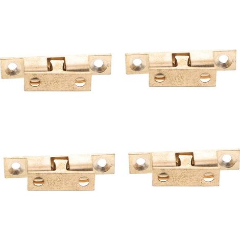 Loquet à bille en laiton robuste et durable en 4 pièces avec tournevis (1/5)