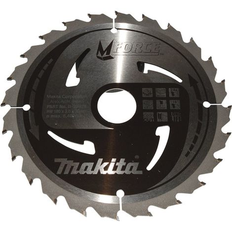 Makita Kreissägeblatt M-FORCE 180/30 mm, 24 Zähne, 1,2 mm, Holz (1/2)