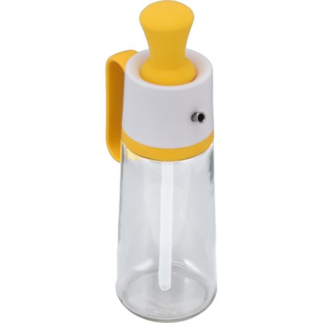 Bouteille d'huile de 550 ml, étanche, avec graduations visibles, jaune doré (1/5)