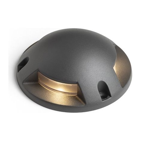 Lampada applique da esterno TOPTOP S III grigio antracite 230V LED 3x1W IP67 3000K