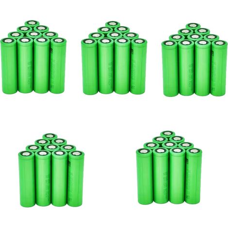 Batería de iones de litio, capacidad de 3000 mAh, tasa de descarga de 30 A, VTC6-50PCS (1/2)