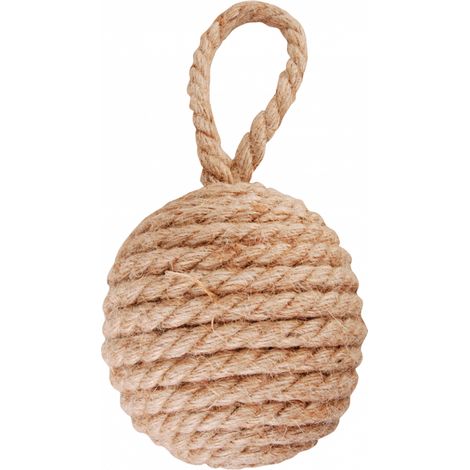 Cale-porte rond - Corde - D 13,8 cm x H 14,2 cm - Livraison gratuite (1/4)