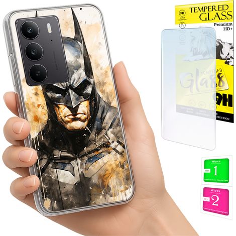 Funda para Realme C75 / 14X 5G con cubierta trasera para fotos y cristal 9H. (1/5)