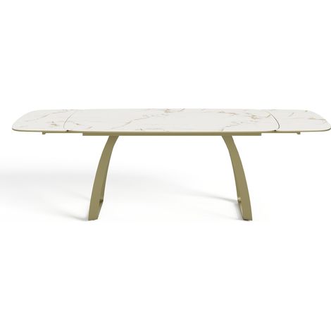 Table extensible 8-10 personnes en céramique  DAHLIA (1/5)