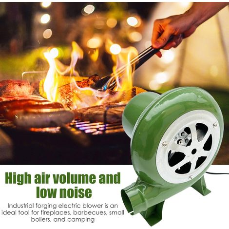 Ventilatore elettrico da 220 V per barbecue e mini fornace con adattatore di velocità AC 100-240 V, condotto portatile, 80 W - ALTRO (1/4)