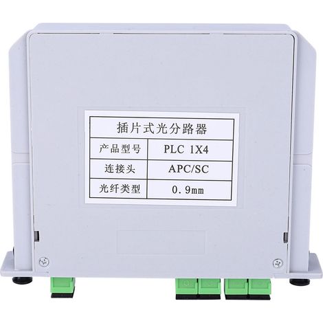 Séparateur optique à lames 1X4 SC APC Module de fibre optique PLC monomode (1/5)