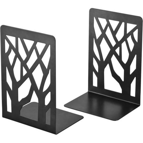 Serre Livre, Cale Livre en Métal, Serre Livres Noir, Serre-Livres, Innovant Presse Livre(le noir 1 Paire)- Bloc Livre pour Enfants, Bureaux, Écoles, Salons, Librairie et Bibliothèque (1/5)