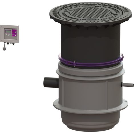 -Pumpstation Aquapump Medium Tronic, GTF 1200, 800-1250 mm, Klasse D