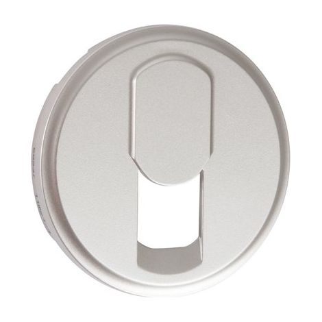 Enjoliveur pour prise téléphone RJ45 Céliane Finition: Titane