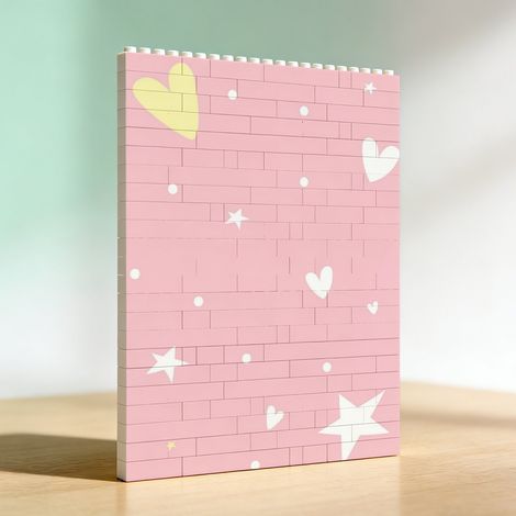 Cadre photo en blocs à faire soi‑même pour couples adultes, cadeau romantique (1/5)