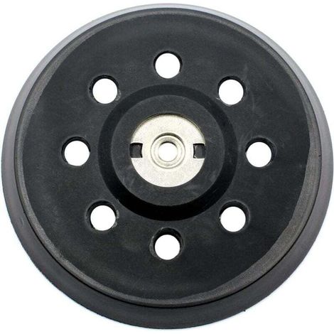 [JAMAIS UTILISÉ]Plateau de Ponçage 125mm Noir pour Meuleuse D'angle Compatible Metabo SXE 325
