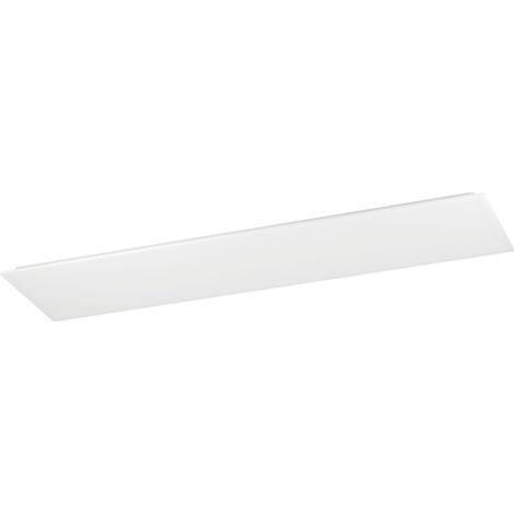 Plafoniera Contemporanea Moradillo Acciaio Bianco Plastica Led 33W 4300Lm Ip20 (1/2)