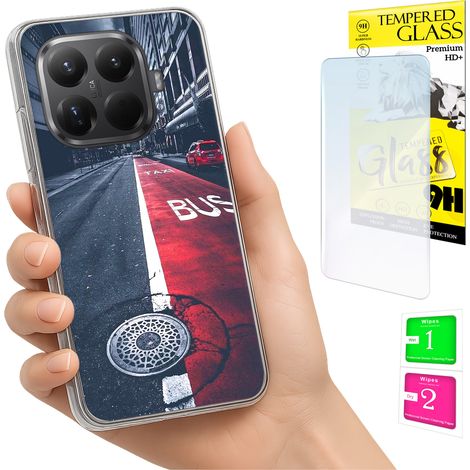 Funda para Xiaomi 15T Pro con cubierta trasera y cristal 9H (1/5)