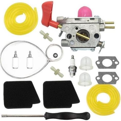 Ensemble carburateur C1UW43 pour souffleur de feuilles VS2 BVM200FE GBV345Tuyau, filtre et accessoires inclusRemplacement optimal (1/4)