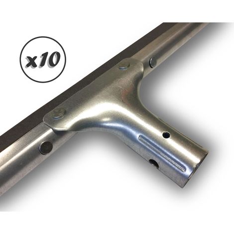Raclot balai raclette extracteur d'eau pour sol - Quantité x10 - 60 cm - Avec manche