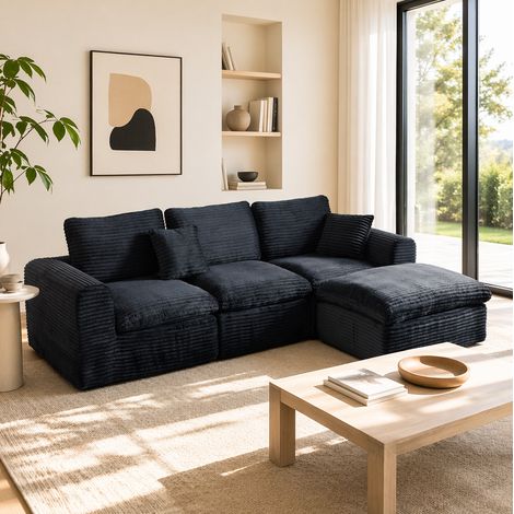 Sofá modular 3 en 1 sofá cama con muelles OKMYHOME (1/2)