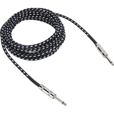 Câble Guitare Bas Bruit 6m JORINDO JD6206 - Cordon 1/4 Pouce pour Instrument de Musique (1/5)