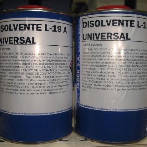 DIPISTOL disolvente universal l-19a jaber 1l , 0UNIDADES , DIPISTOL disolvente universal l-19a jaber 1l , 0UNIDADES