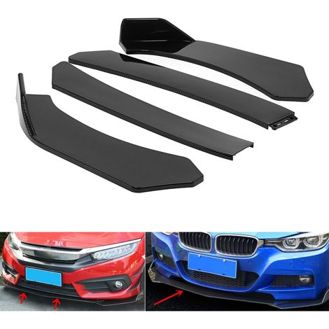 Auto Frontspoiler Universal, Frontstostange Lippe Kinnspoiler Auto ABS Spoilerlippe Zubehr Frontschürze Spoiler Frontschürze Lip Body Kit, für AMG All Models Corolla Ca (1/5)