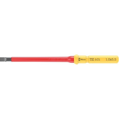 Wera Kraftform Kompakt VDE 60 i 1,0 x 5,5 x 157 mm TIE Elettricisti Taglio Lama intercambiabile per giraviti 5.5 mm (1/5)