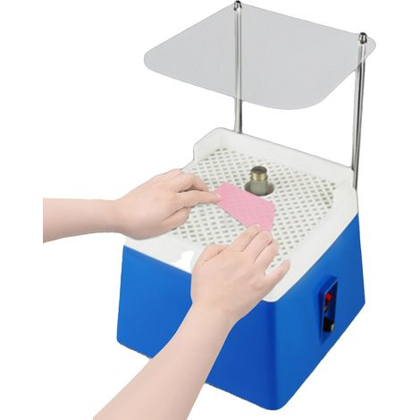 Mini smerigliatrice per vetro, potenza 65W, tensione 220V, dimensioni 19,5 x 19,5 x 18 cm, velocità di rotazione 4200 giri/min, peso 2,36 kg (1/5)