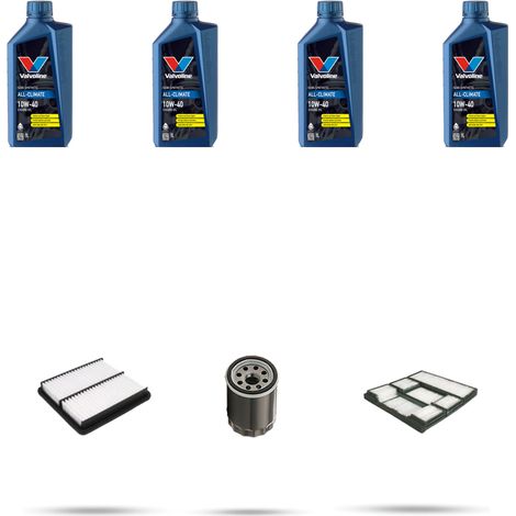 Kit tagliando 3 FILTRI e 4L OLIO compatibile con Toyota Corolla VIII 1.6i 81kw Dal 1999 (1/5)