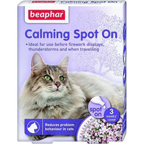 BEAPHAR CALMING SPOT ON FOR CATS (3 PIPETTES)