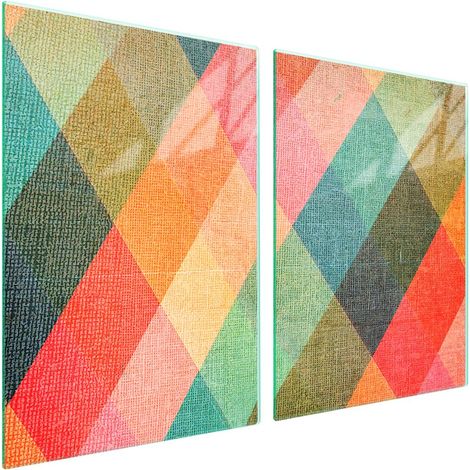 Plaque de protection en verre pour poêle 2x45x52 Couleur (1/5)