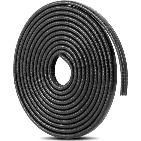 Protection Portiere Voiture 4M en Forme de U Protecteur en Caoutchouc Anti-Collision Protéger pour la Plupart des Voitures (Noir) (1/4)
