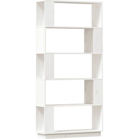 Maison Exclusive - Bücherregal/Raumteiler Weiß 80x25x163,5 cm Mas
