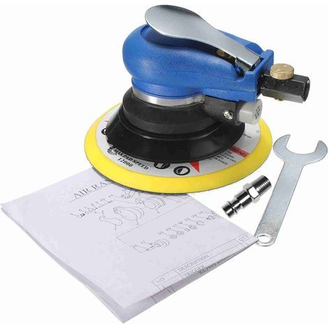 6-inch pneumatic handheld sander, high-speed random orbit for waxing and polishing (1/5)
