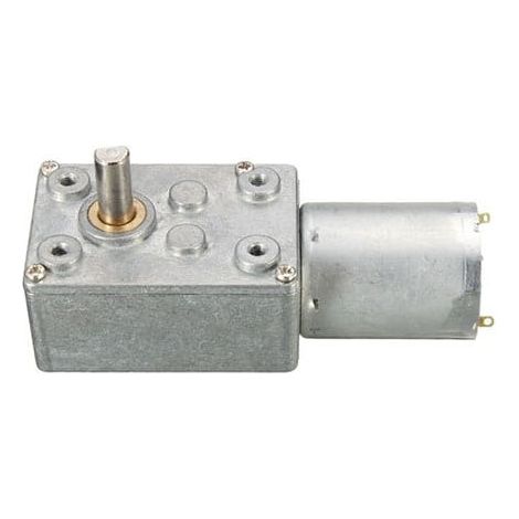 Motoréducteur industriel à vis avec arbre fileté 12V 10RPM