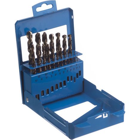Makita P-61818 19-teiliges Set HSS-Co Metallbohrer 5% Kobalt