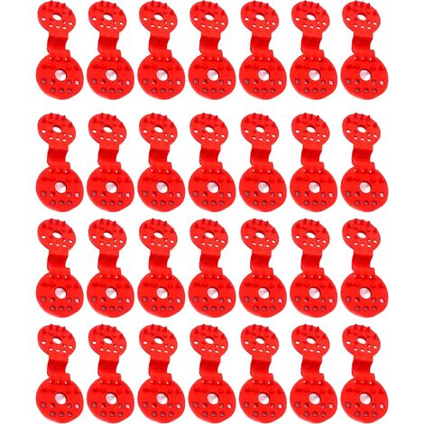 Clips Plastique Pour Toile D'Ombre - 10 5 X 3 8 Cm - Pour Serre Jardin Extérieur Réseau Anti-Oiseaux - Lot De 50 (1/5)