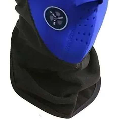 Atmungsaktive und bequeme Gesichtsmaske, Stirnband und Sonnenschutz-Halstuch, geeignet für Radfahren und Outdoor-Aktivitäten, blau. (1/5)