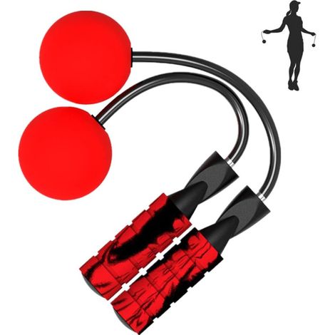 Corde à sauter sans fil Corde à sauter lestée Longueur réglable Convient pour l'entraînement d'endurance Fitness à domicile