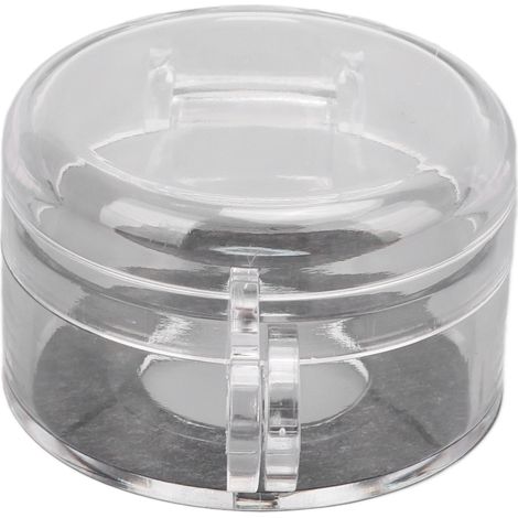 Couvercle de bouton d'arrêt d'urgence transparent de 22 mm avec cadenas de 38 mm