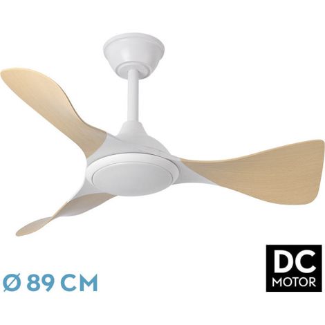 Ventilatore dc caiman 36w 3600lm bla/hay 89d 3steps 6speed 3000-4500-6500k remote+intensity+memory+timer