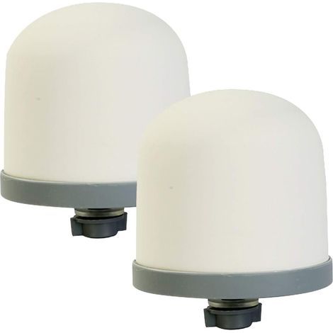 2er-Pack Keramik-Wasserfilter, Porengröße 0,2–0,5 Mikron, Diatomit, für Eimer und Arbeitsplatte (1/5)