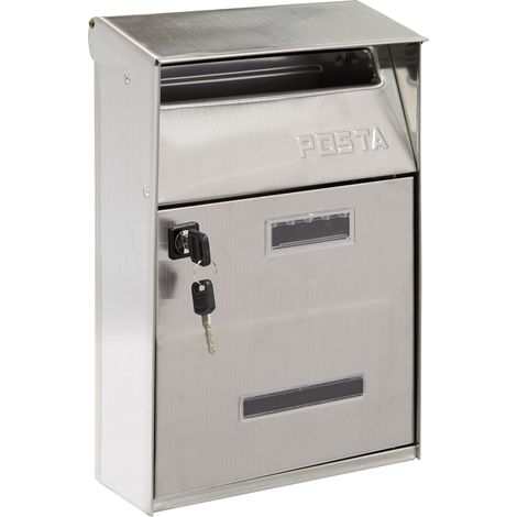 CASSETTA POSTALE ESTERNA PER LETTERE BUCA ACCIAIO 22X11X32 CM - ARREGUI (1/4)