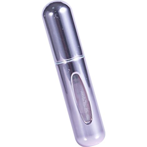Lot de 6 vaporisateurs de parfum rechargeables en métal, étanches et visibles, 5 ml, rose brillant, parfaits pour les voyages. (1/5)
