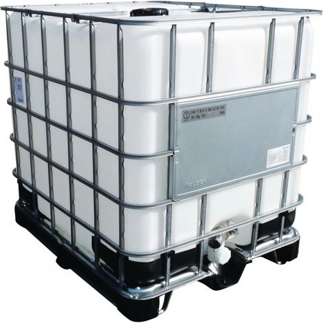 [JAMAIS UTILISE] Cuve de Transport 1000L Unicube Standard Avec Palette Métalo-Plastique - A037390