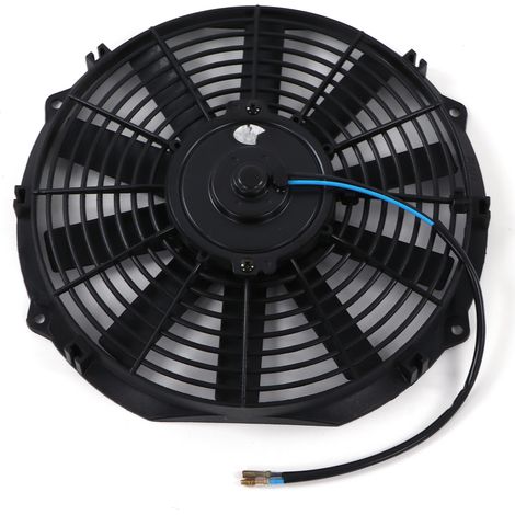 Ventilateur électrique 12V 80W 12 pouces refroidissement radiateur, 10 pales, 2100 tr/min, universel auto, poussé-tiré, silencieux et compact (1/5)