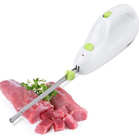 Couteau Électrique Polyvalent - Dentelé en Acier Inoxydable pour Pain, Viande, Fromage et Aliments Surgelés (1/5)