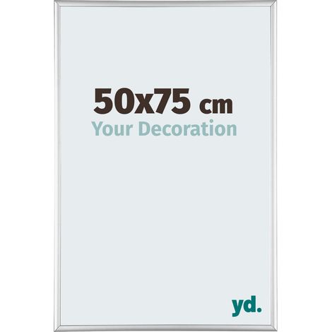 yd. - Cadre photo 50x75 - Argent Brillant - Aluminium - Kent (1/5)