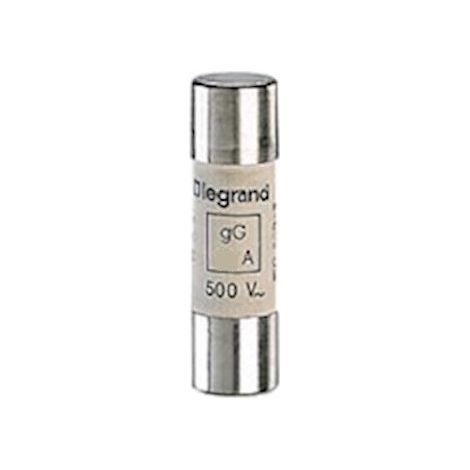 Cartouche industrielle cylindrique type gG 14x51mm avec percuteur 40A LEGRAND 014540